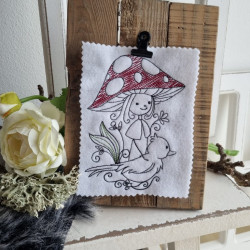 Stickdatei - Pilz Fäulein 5